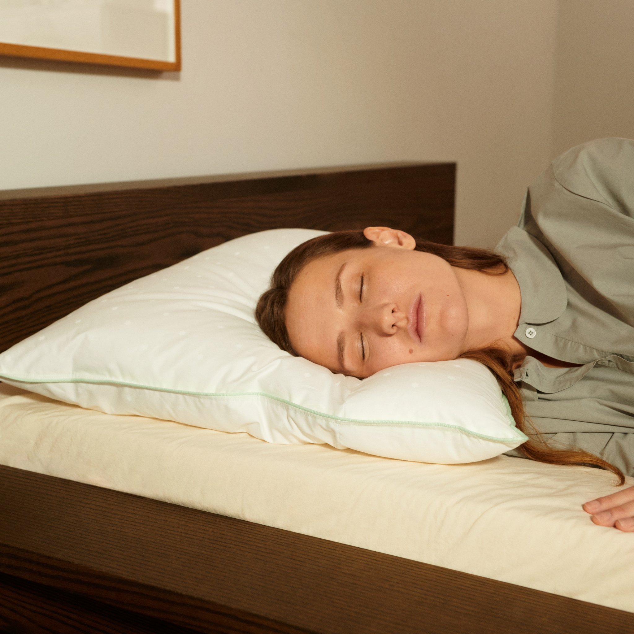 NeckSupport Kissen Inkl. Bezug - Weiß