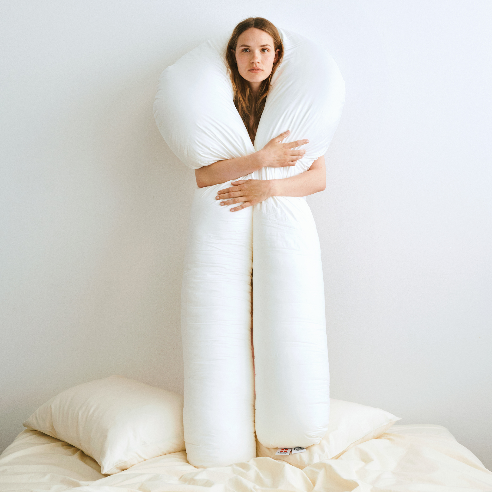 Comfort-U Stützkissen Inkl. Bezug - Weiß