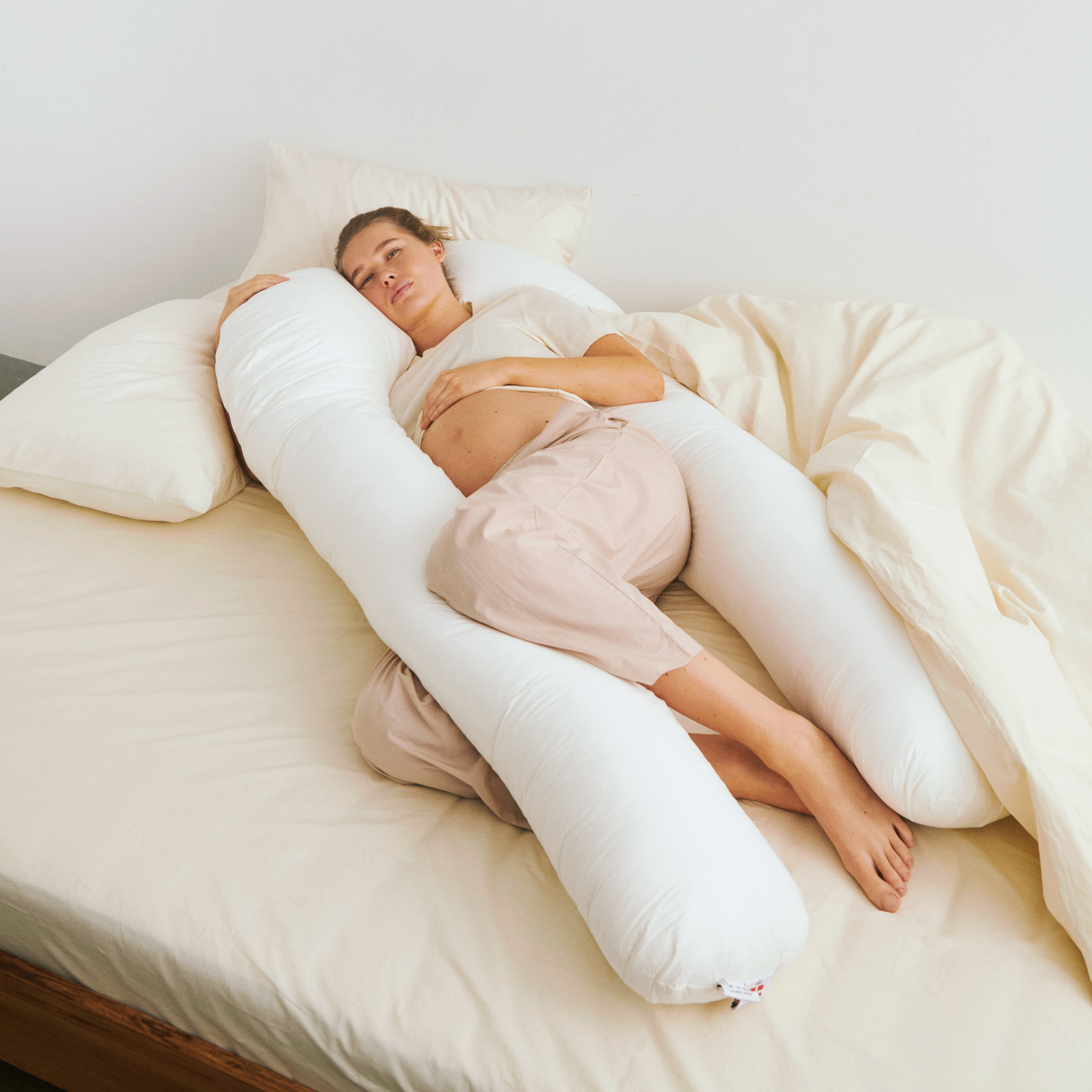 Comfort-U Stützkissen Inkl. Bezug - Weiß