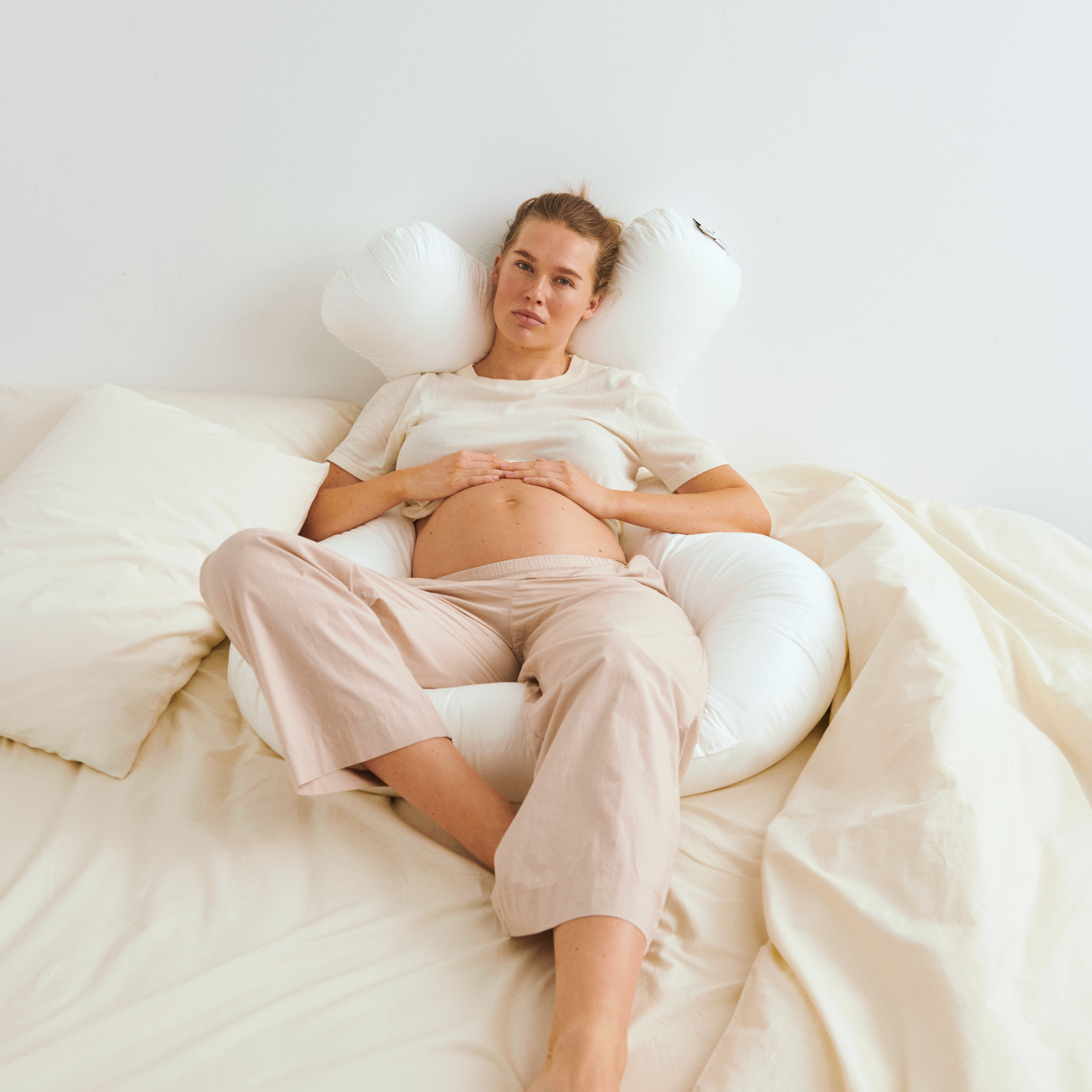Comfort-U Stützkissen Inkl. Bezug - Weiß