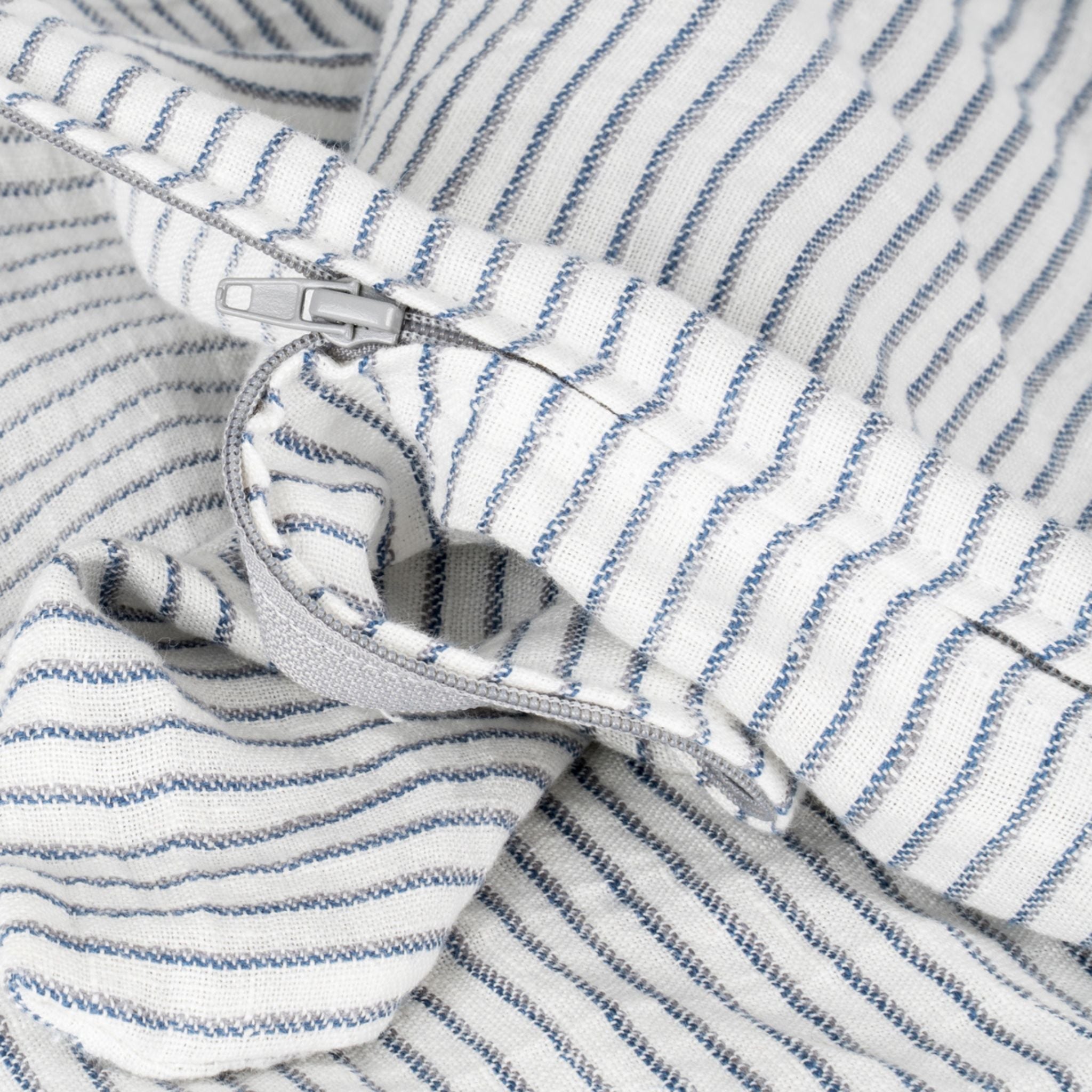 Dekokissen aus Leinen - Stripe - 60x80cm