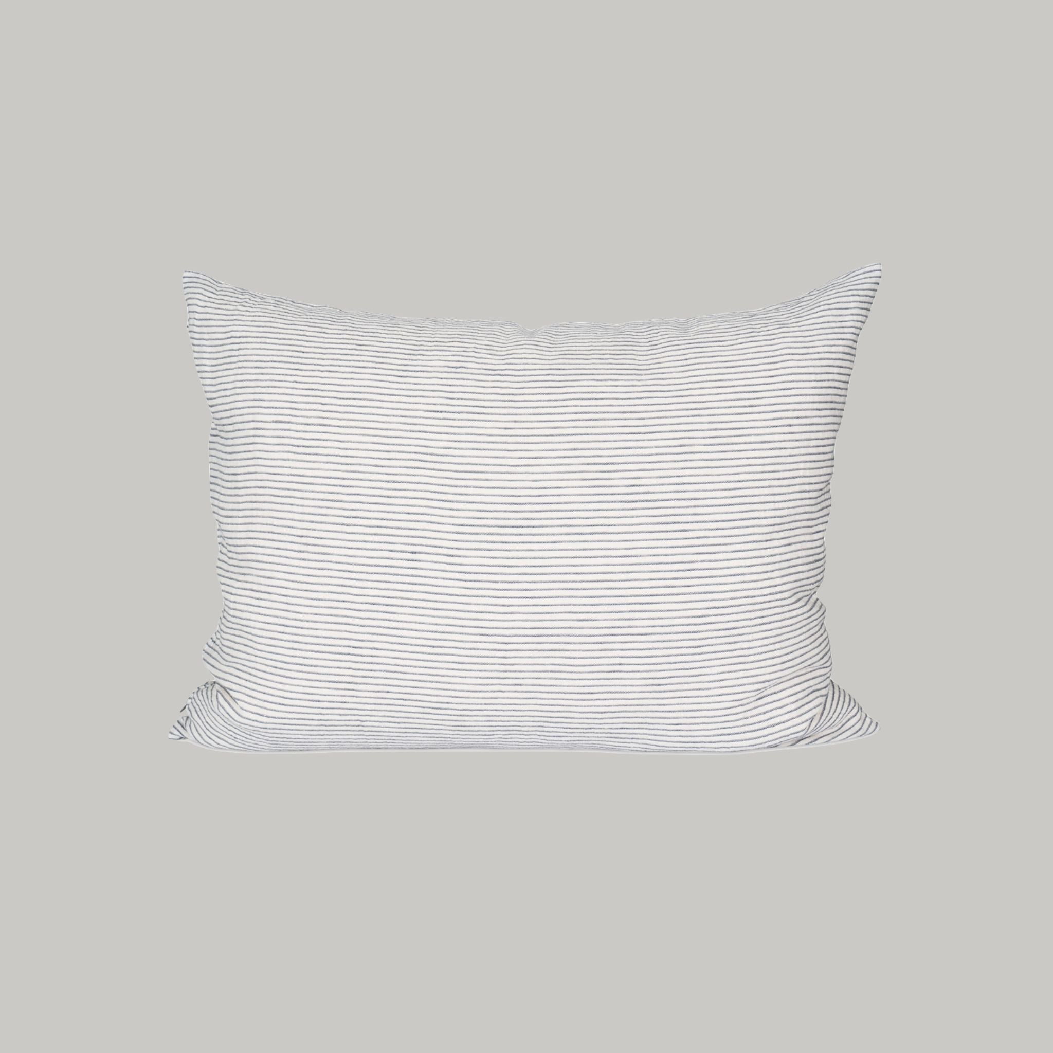 Dekokissen aus Leinen - Stripe - 60x80cm