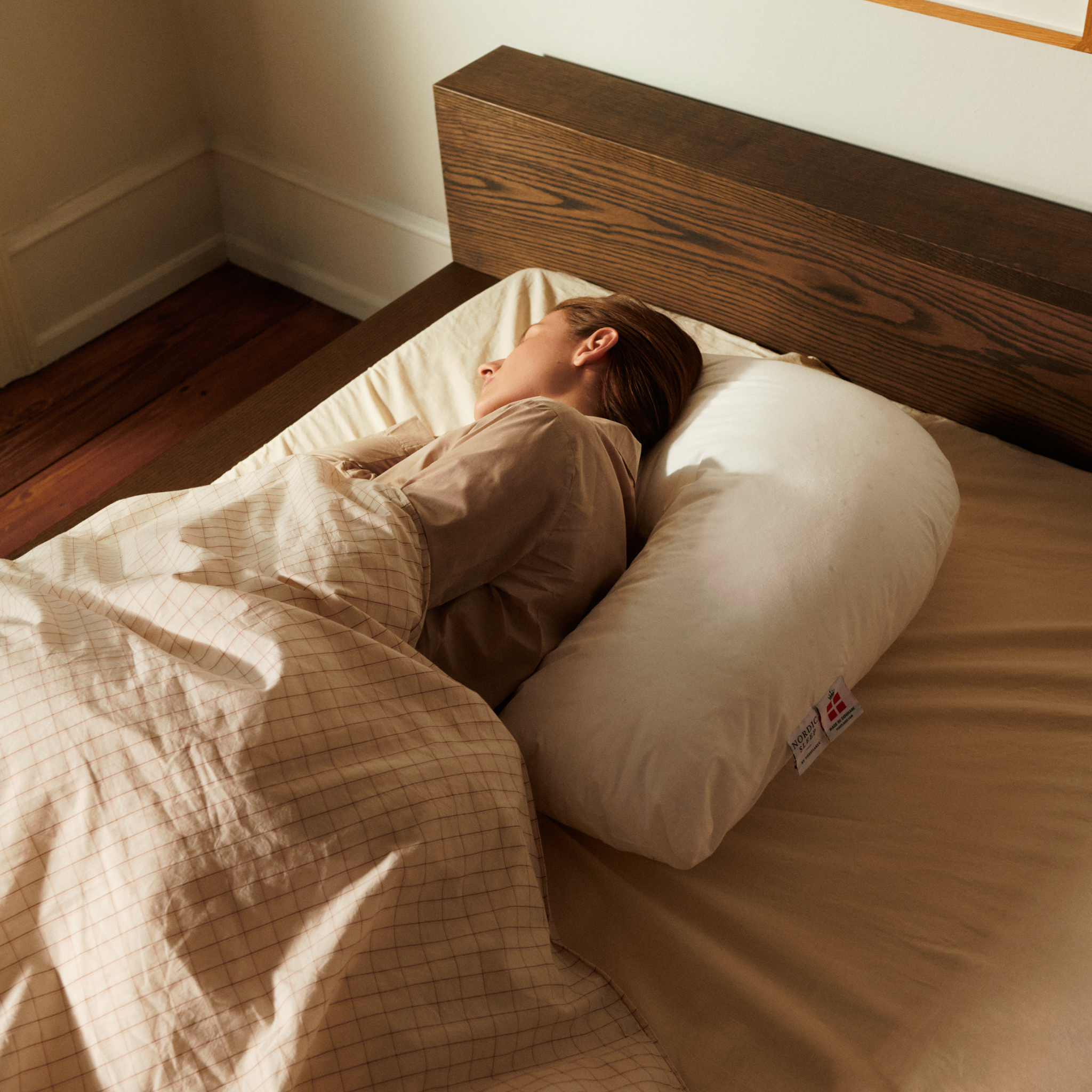 SideSleeper Kissen Inkl. Bezug - Weiß