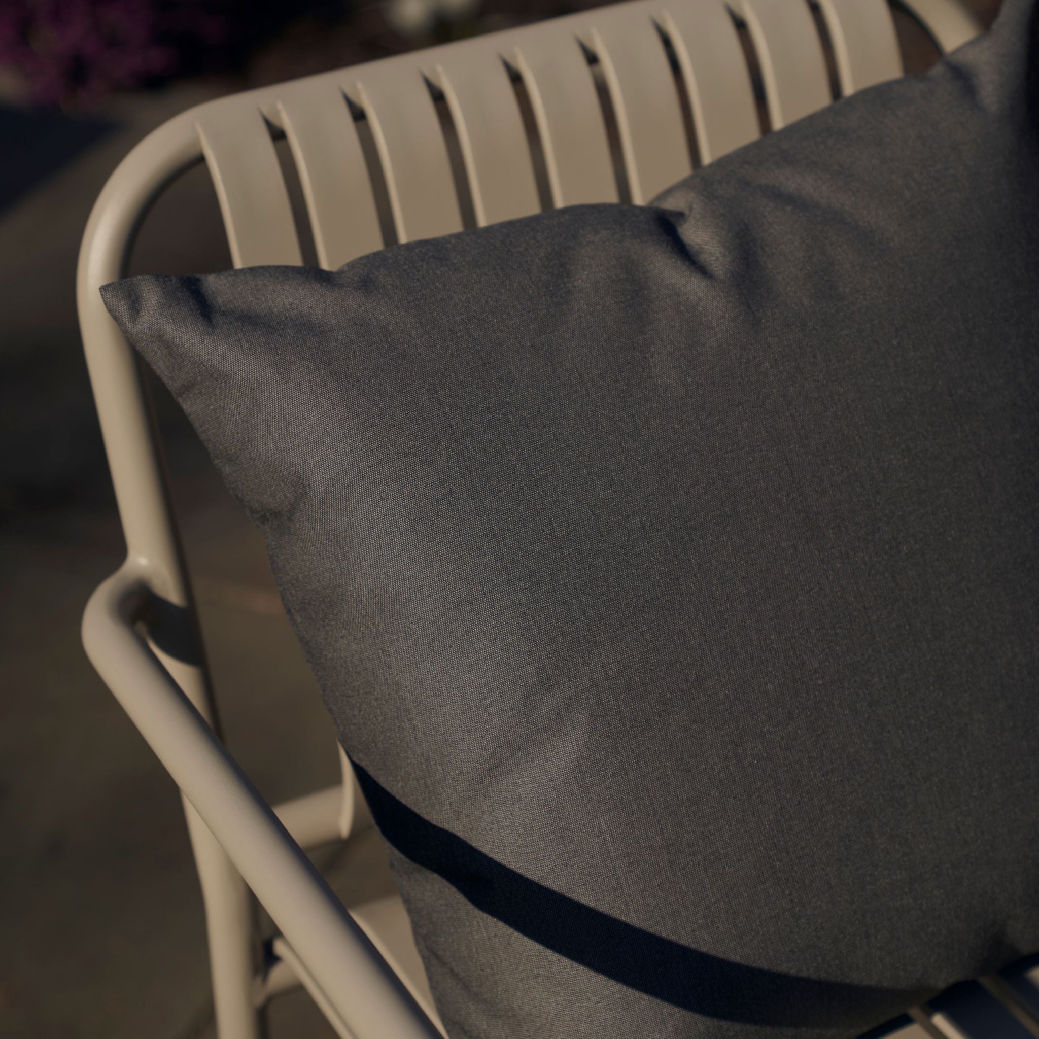 Outdoor-Kissen 50x50 - Anthrazitgrau