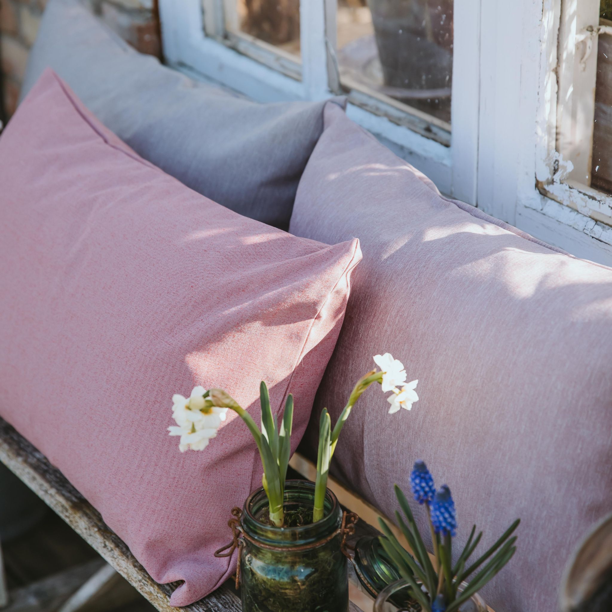 Outdoor-Kissen 50x50 - Rosa