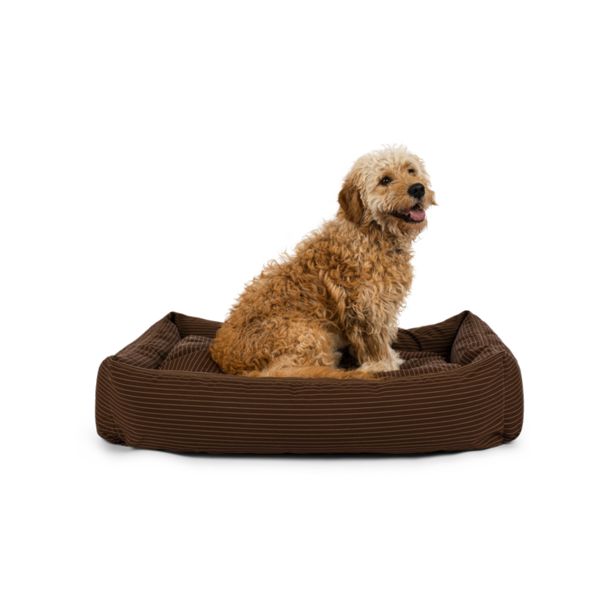 Hundebett Brown pin stripe Small - 50x70