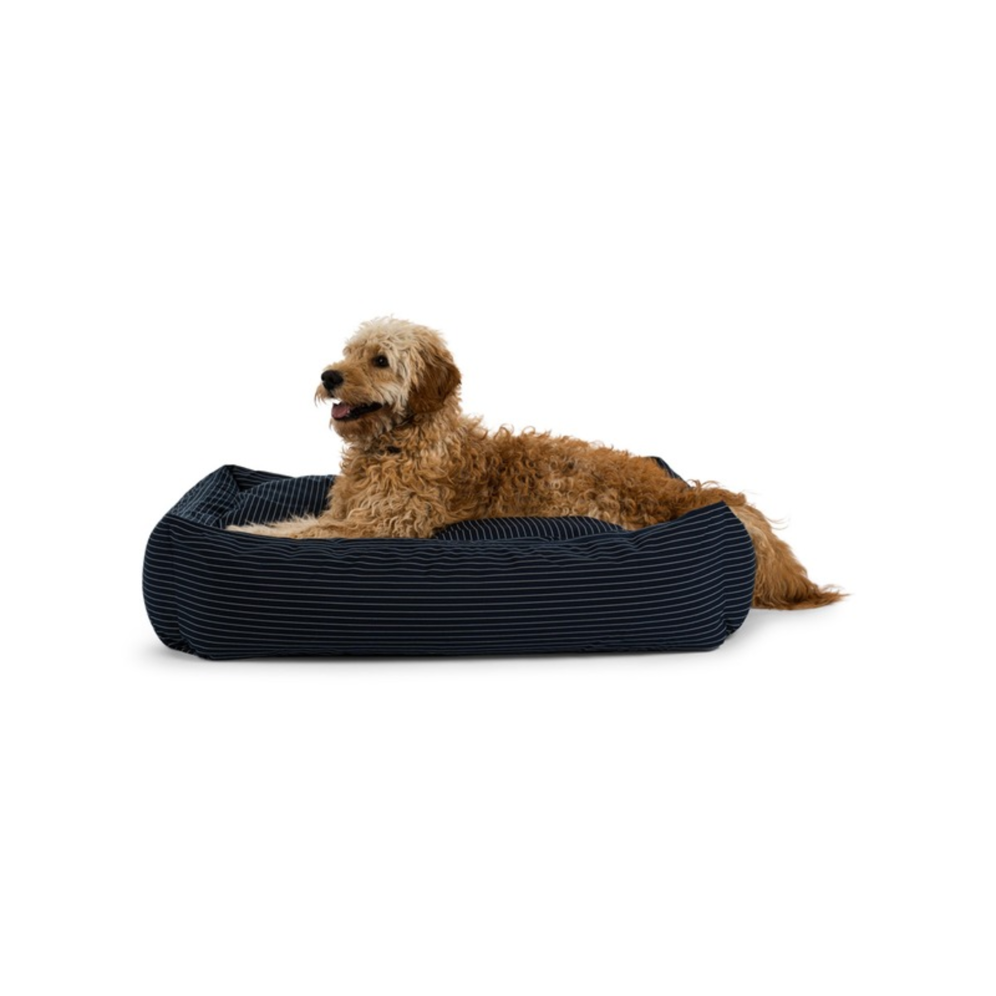 Hundebett Navy pinstripe Large - 90x100