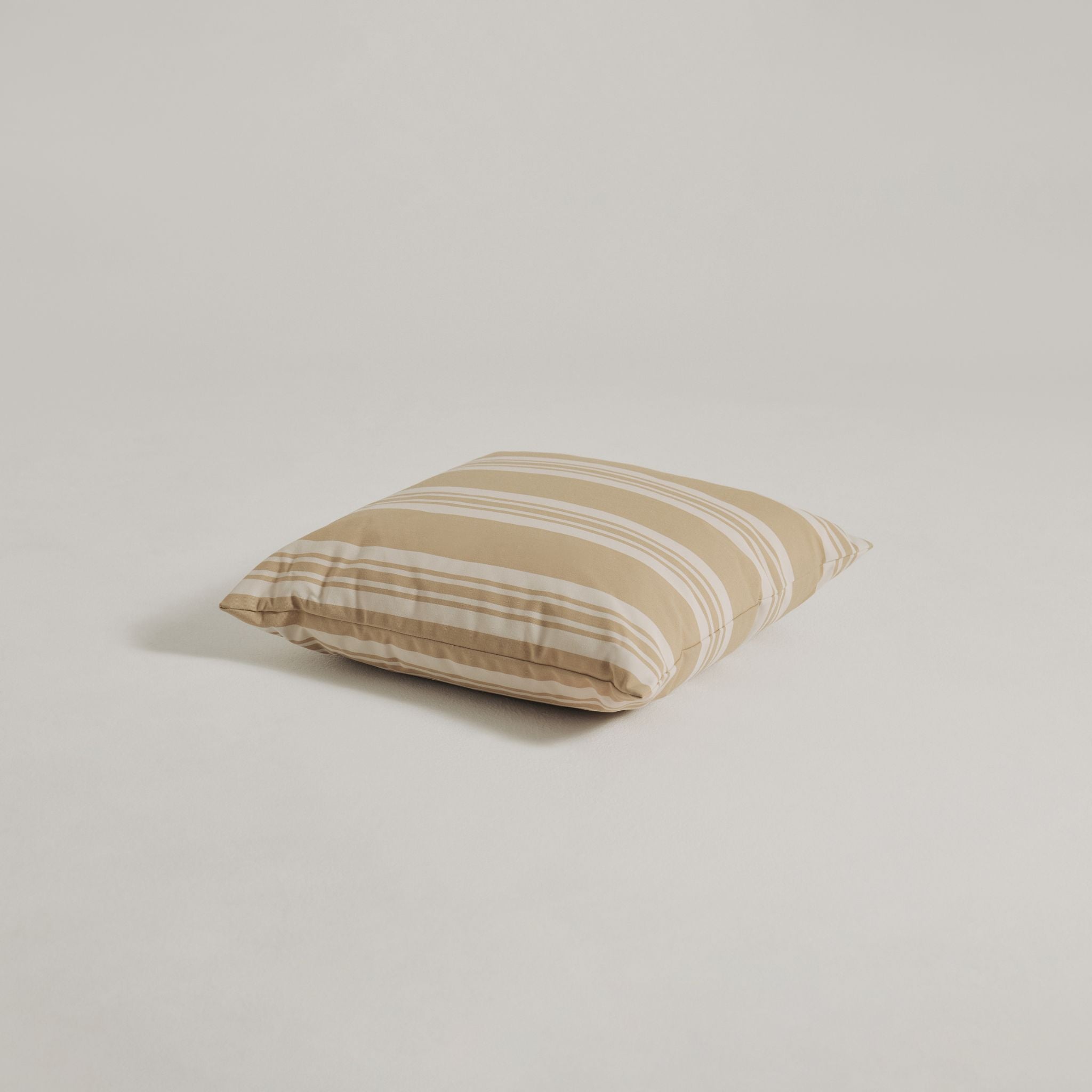 Outdoor-Kissen 50x50 - Beige gestreift
