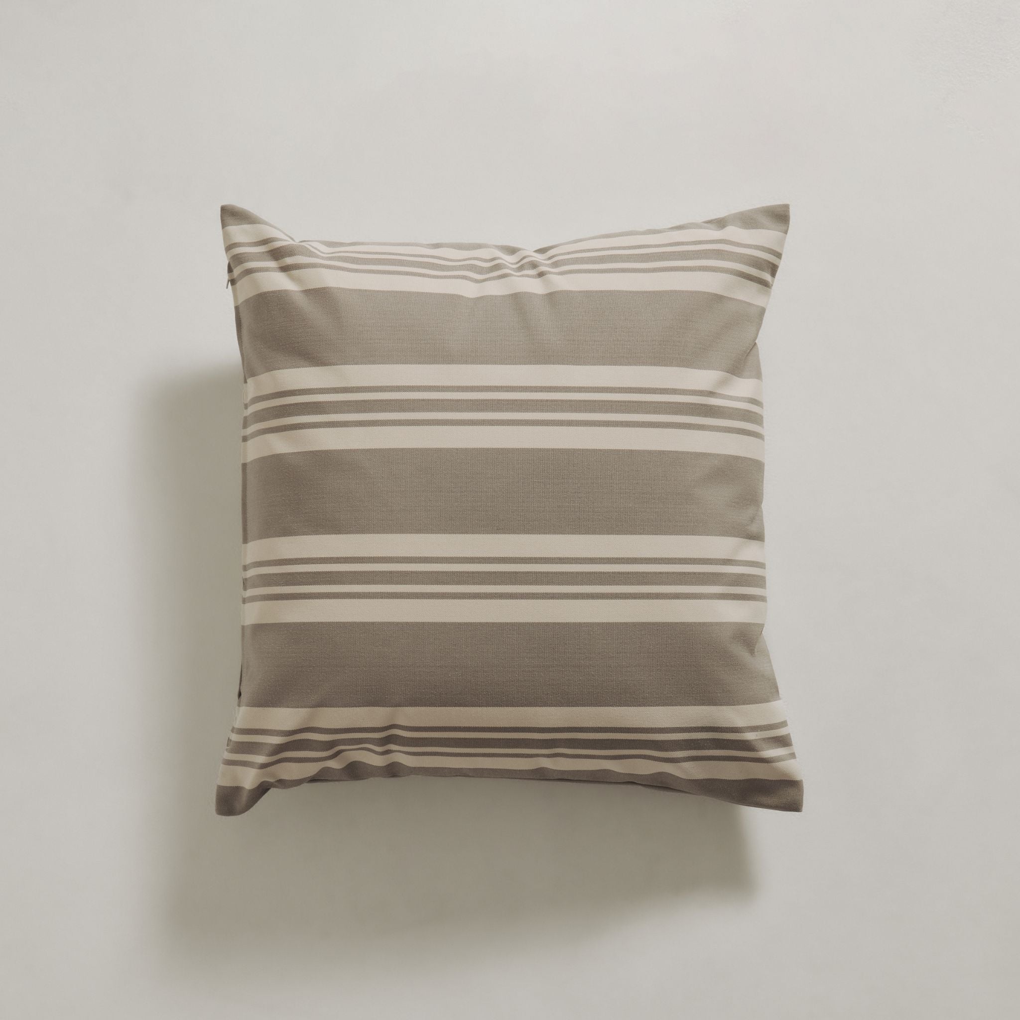 Outdoor-Kissen 50x50 - Grau gestreift