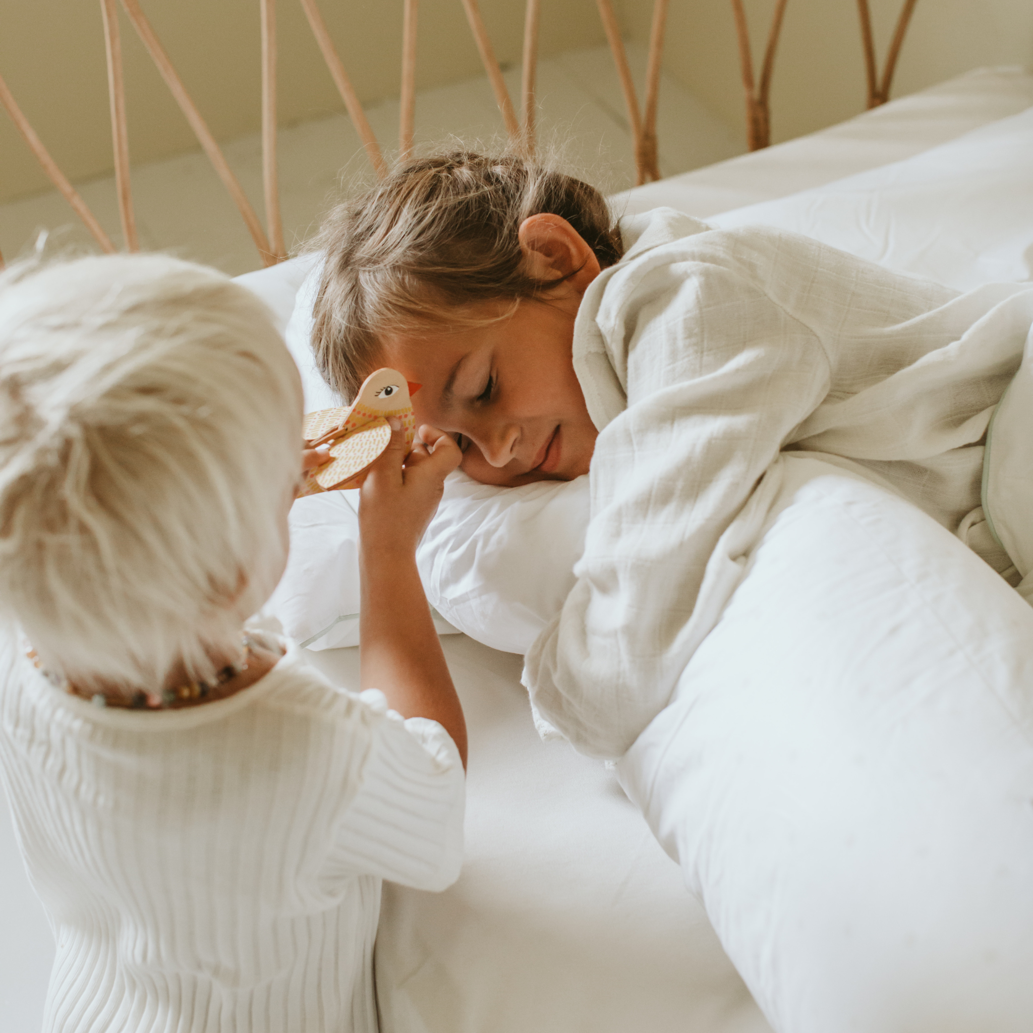 Comfort-I Stützkissen Junior Inkl. Bezug - Weiß