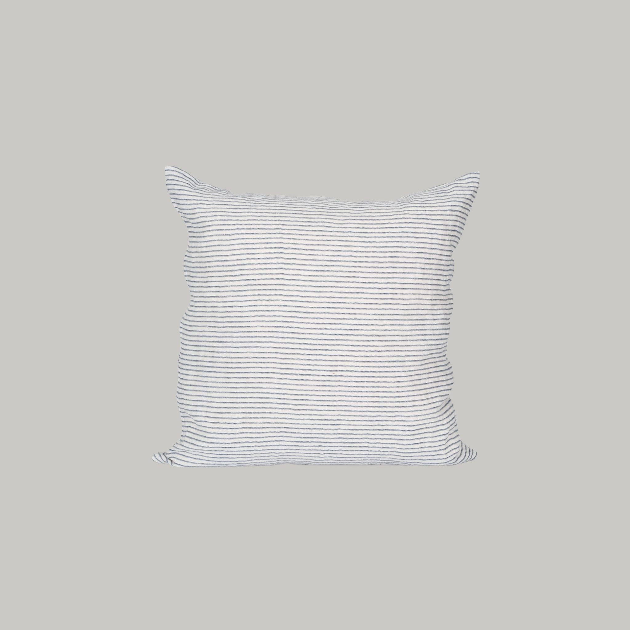 Dekokissen aus Leinen - Stripe - 50x50cm
