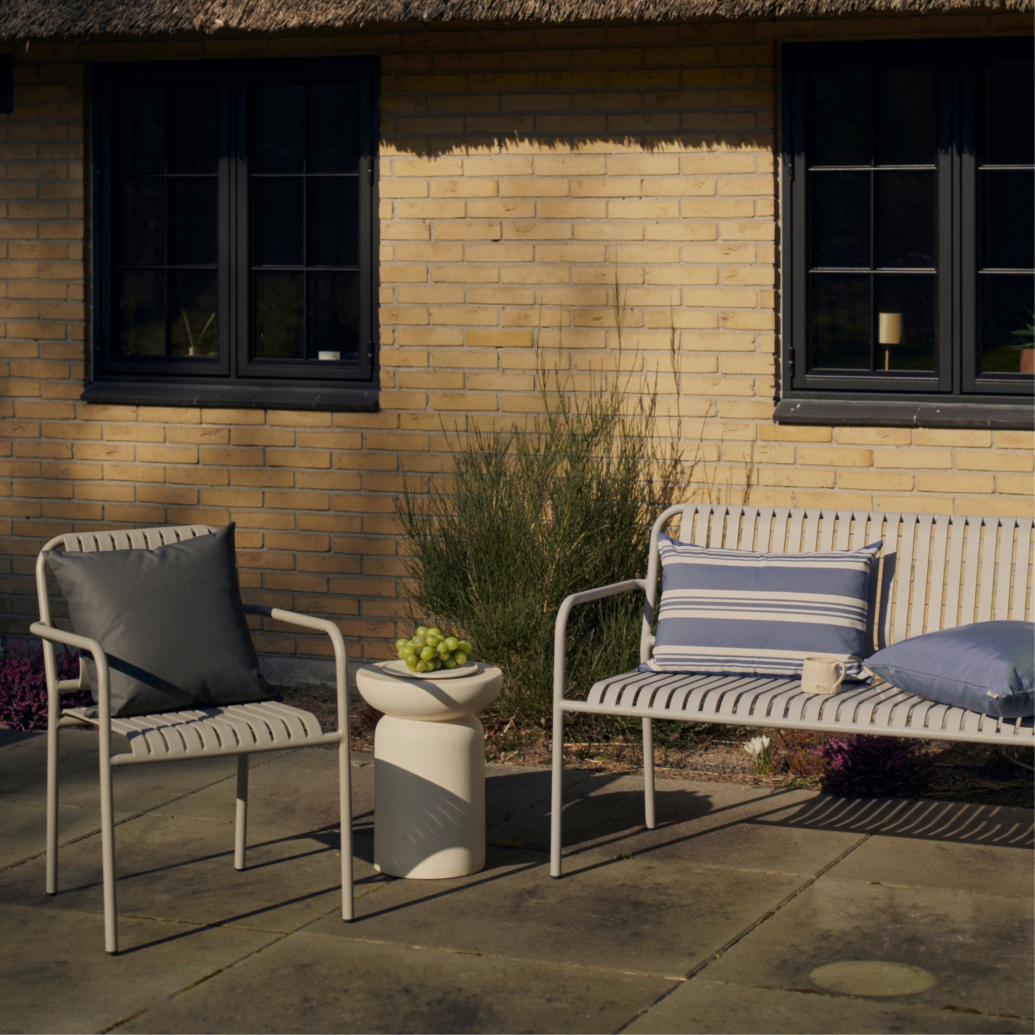 Outdoor-Kissen 50x50 - Anthrazitgrau