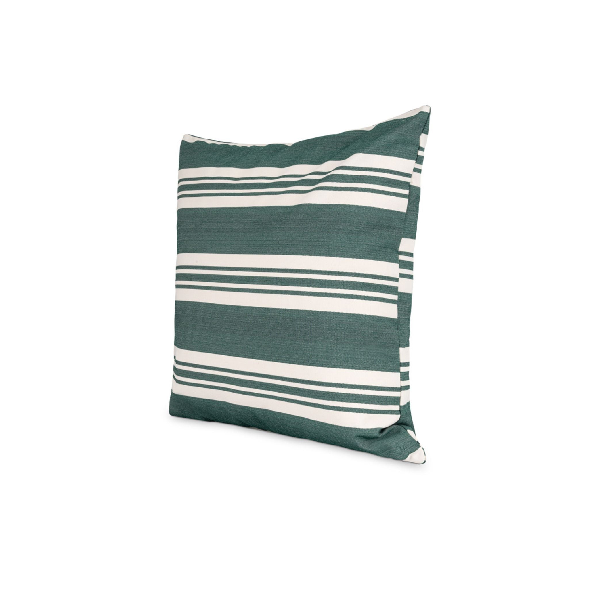 Outdoor-Kissen 50x50 - Dunkelgrün/gestreift