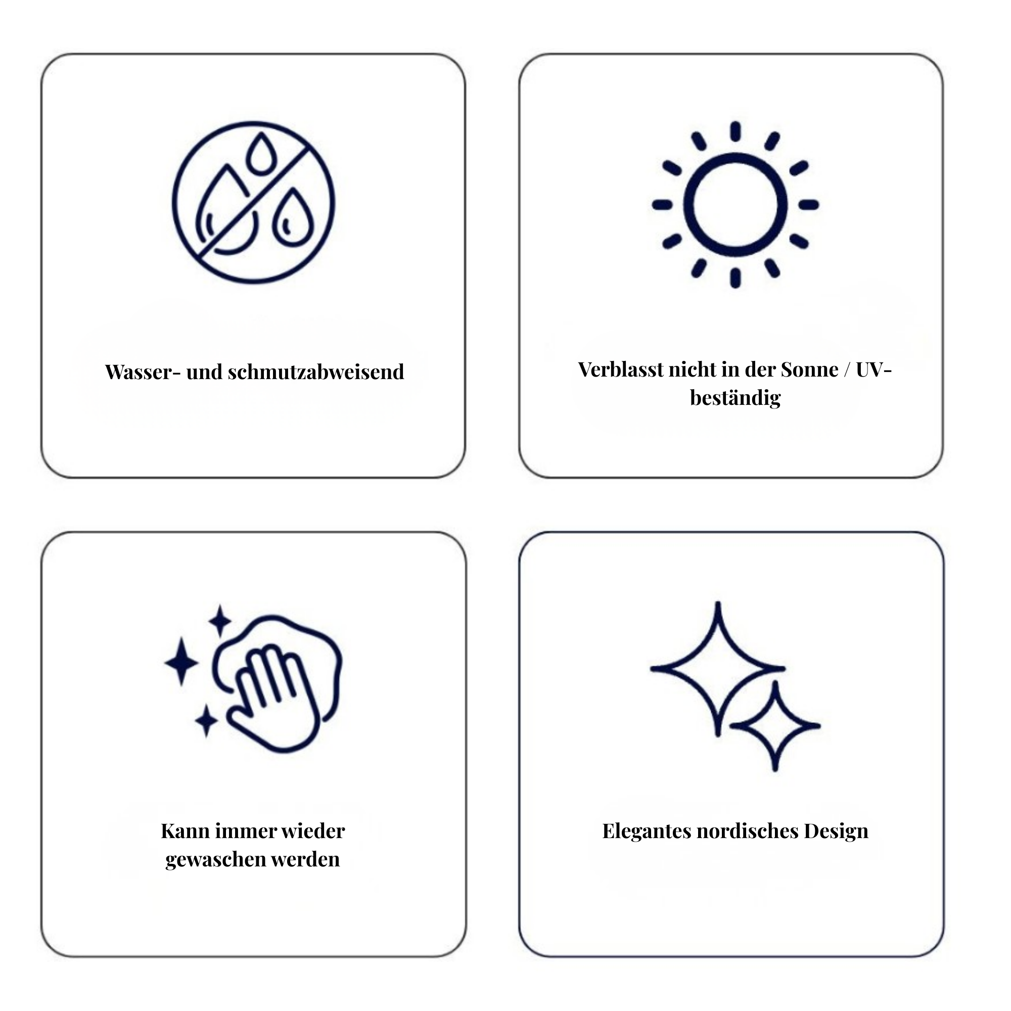 Outdoor-Kissen 40x60 - Terrakotta/Grau gestreift
